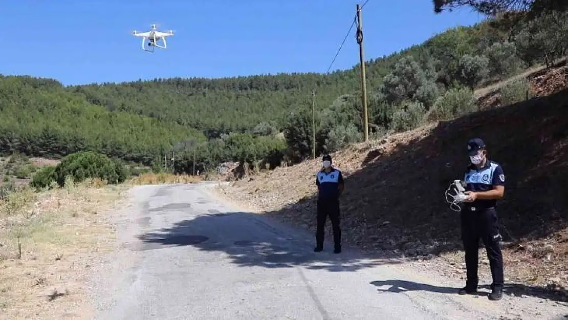 Büyükşehir Zabıta ekipleri havadan karadan denetim yapıyor