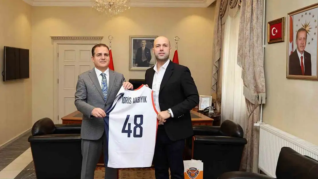 Çağdaş Bodrumspor Basketbol Kulübü Başkanı Çağlar'dan Vali Akbıyık'a ziyaret