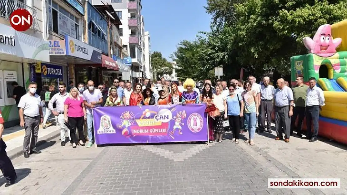 Çan'da esnaf indirim günleri başladı