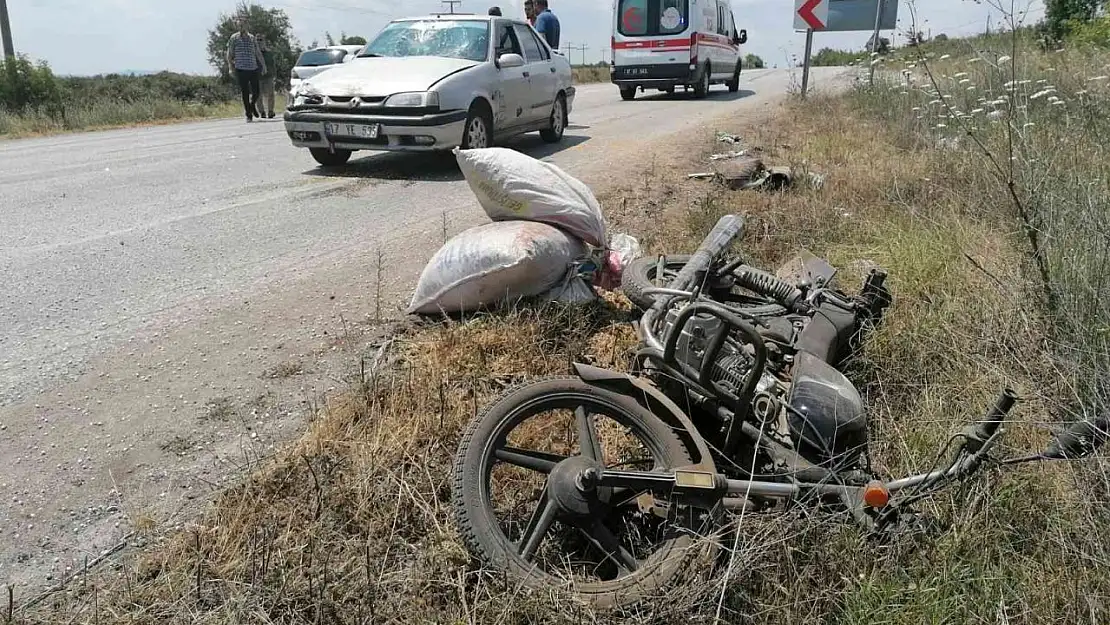 Çan'da trafik kazası 1 ağır yaralı