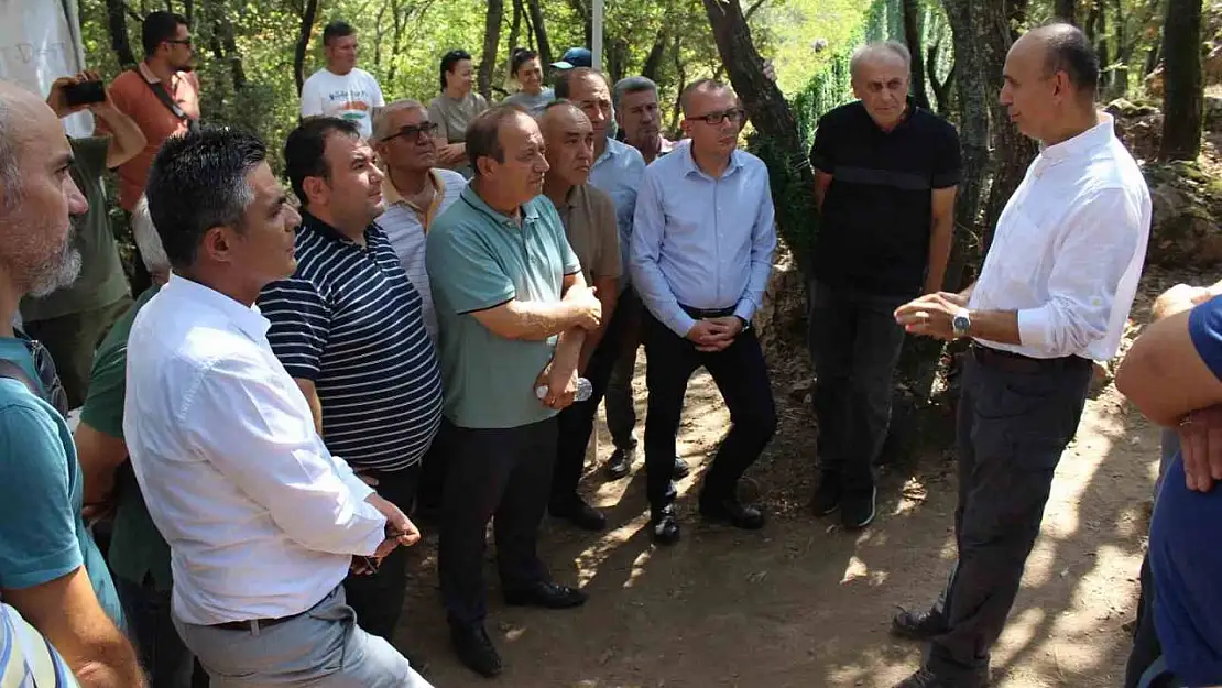 Çan Kent Konseyi İnkaya Mağarası'nda Devam Eden Kazı Çalışmalarını İnceledi