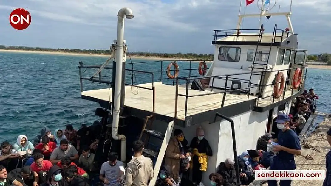 Çanakkale açıklarında 251 düzensiz göçmen yakalandı