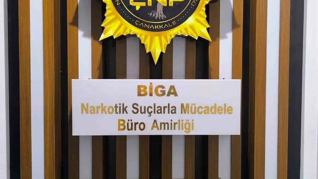 Çanakkale'de 'dur' ihtarına uymayan araçtan uyuşturucu çıktı