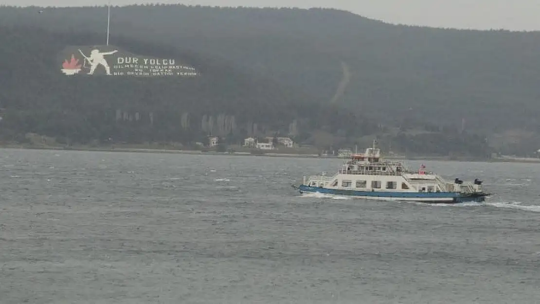 Çanakkale'de ada seferlerine fırtına engeli