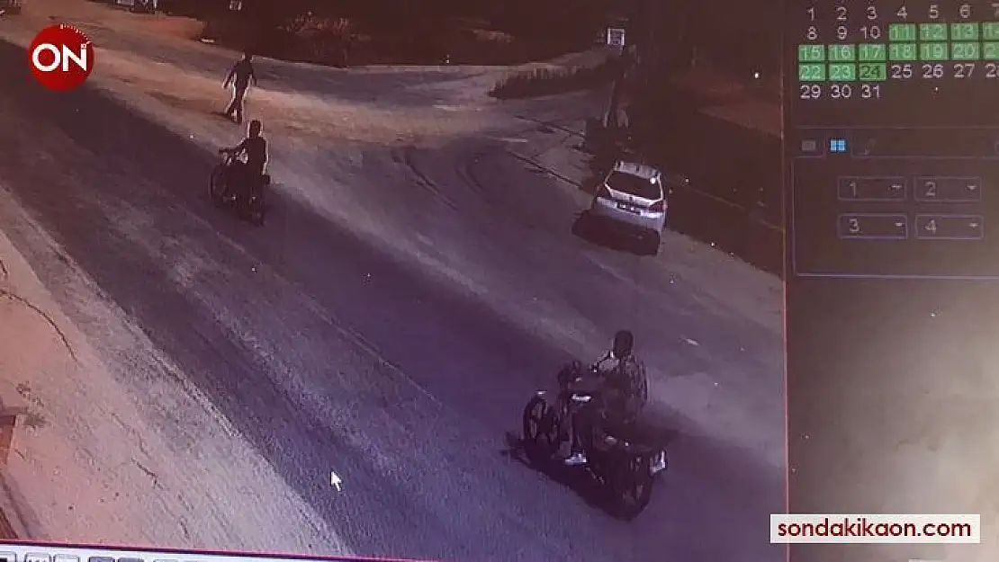 Çanakkale'de gün ortasında motosiklet hırsızlığı