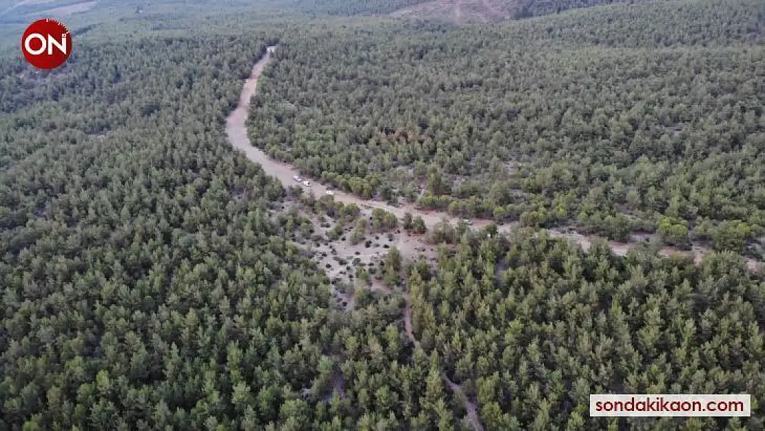 Çanakkale'de insansız helikopter düştü