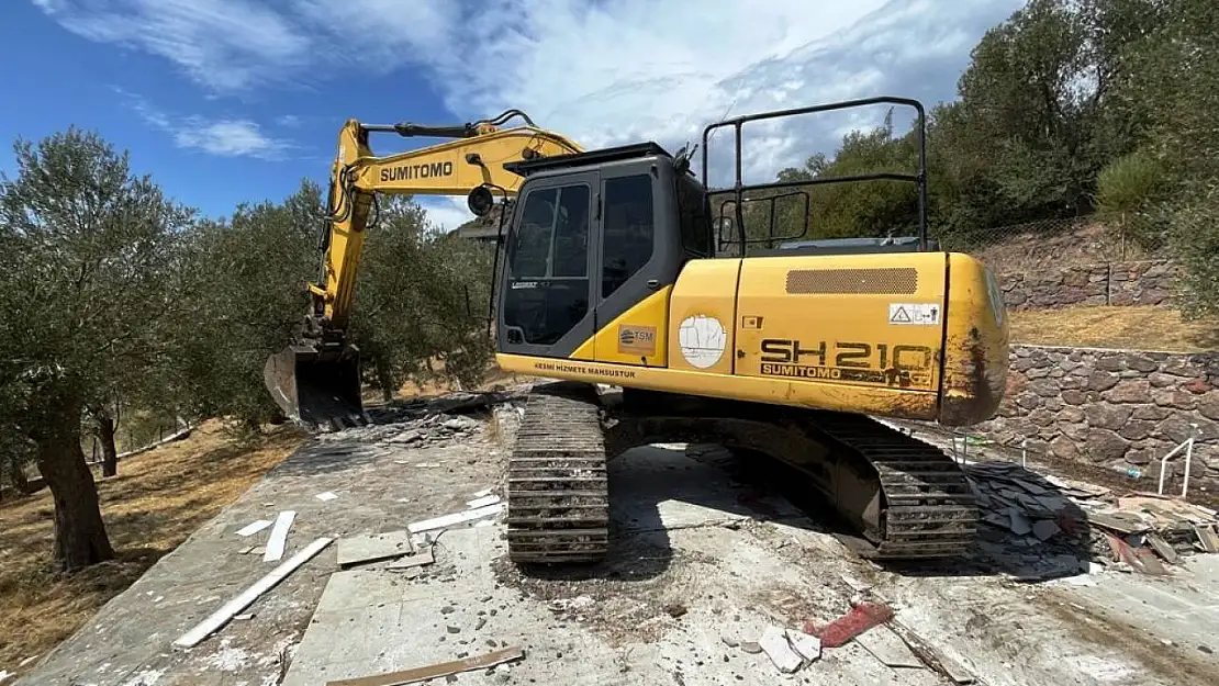 Çanakkale'de kaçak yapılarla mücadele sürüyor