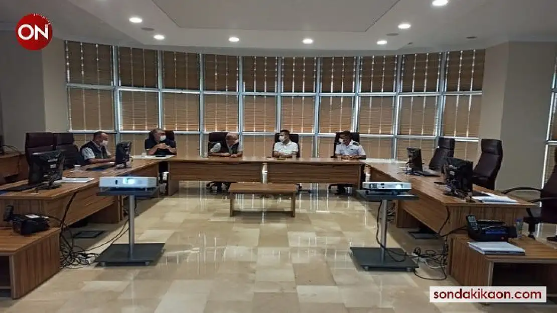 Çanakkale'de Orman Yangınlarıyla Mücadele toplantısı