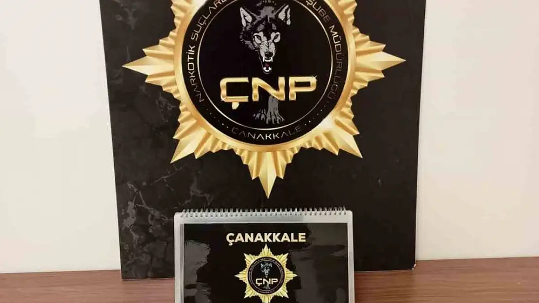 Çanakkale'de piyasa değeri 2 milyon TL olan kokain ele geçirildi