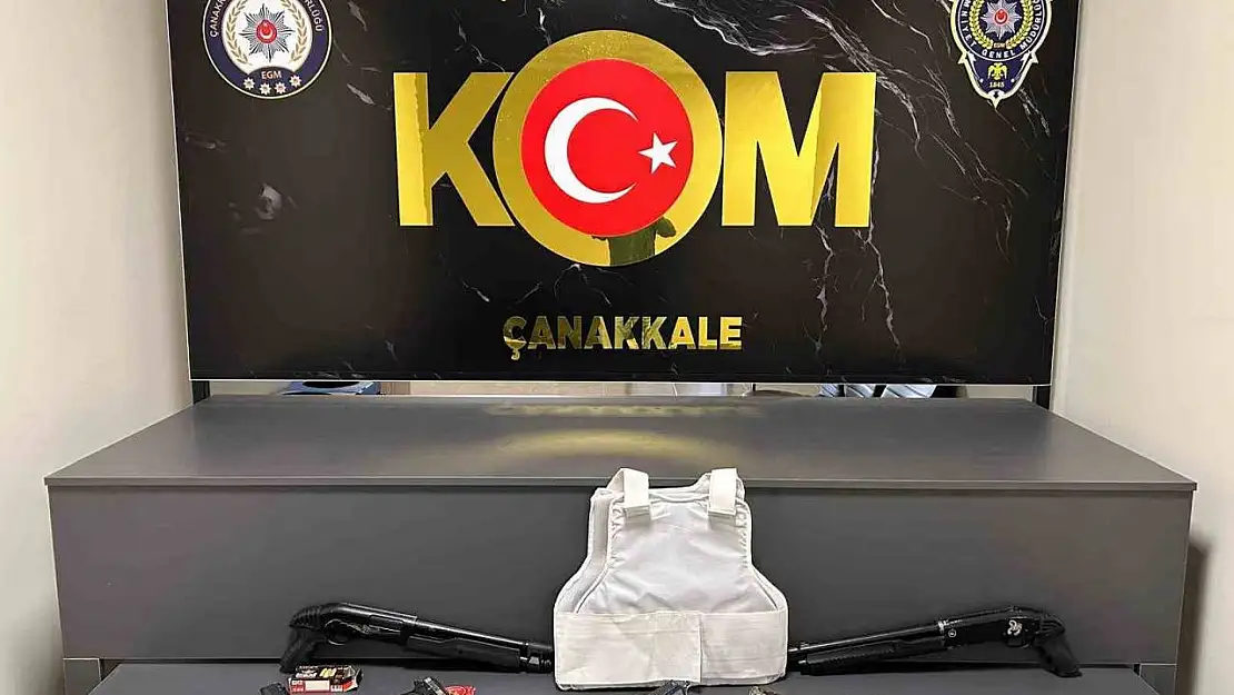 Çanakkale'de silah ticareti yapan 6 şüpheli yakalandı