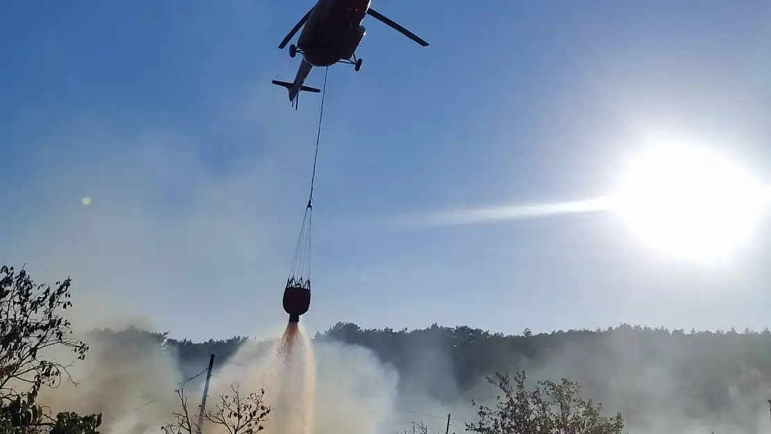 Çanakkale'de ziraat alanındaki yangın kontrol altına alındı