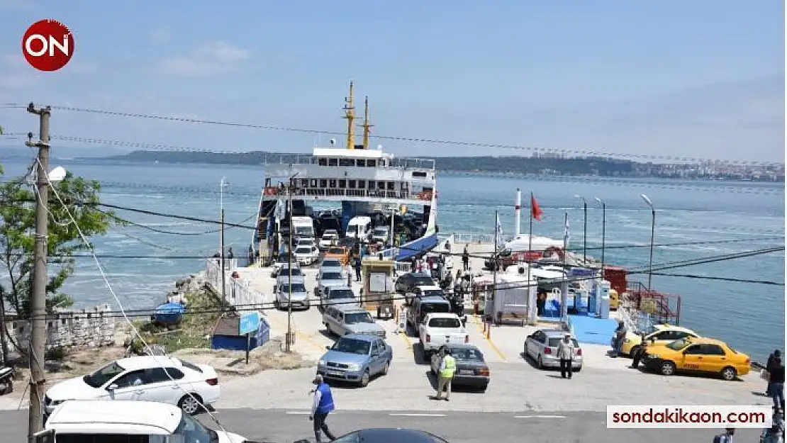 Çanakkale gemi trafiğine bayram seferi