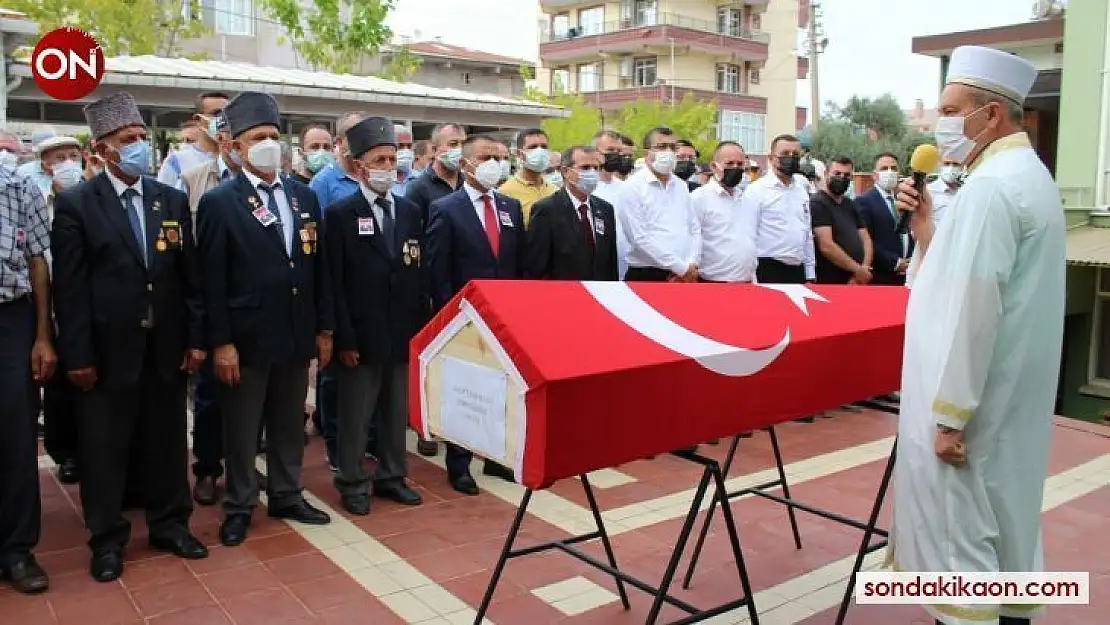 Çanlı Kıbrıs gazisi dualarla son yolculuğuna uğurlandı