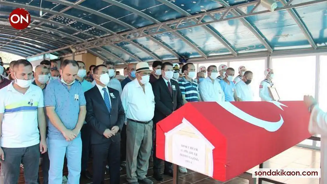 Çanlı Kıbrıs gazisi son yolculuğuna uğurlandı