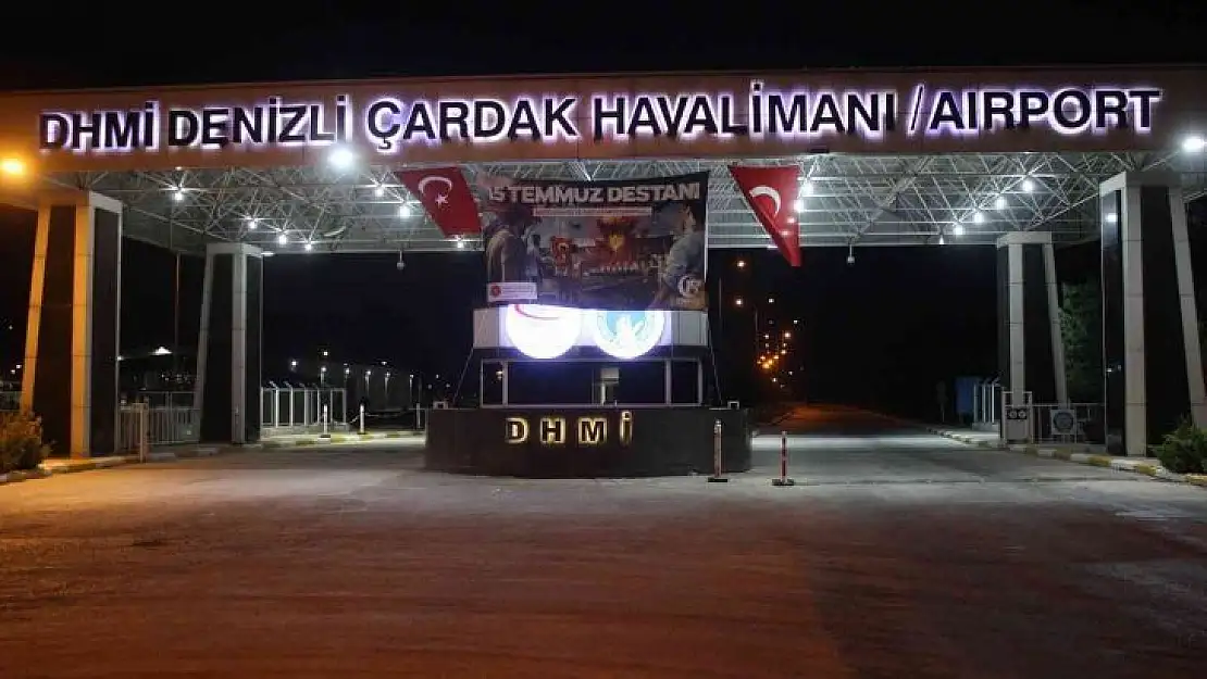 Çardak Havalimanı'nda 23 bin yolcu hizmet aldı