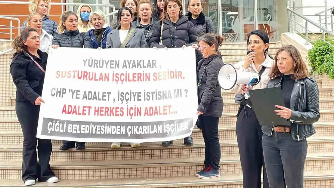 Çiğli Belediyesinde işten çıkarılan işçiler Ankara'ya yürüyecek