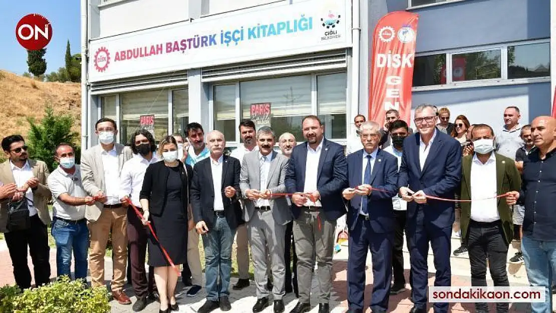 Çiğli'de Abdullah Baştürk İşçi Kitaplığı açıldı