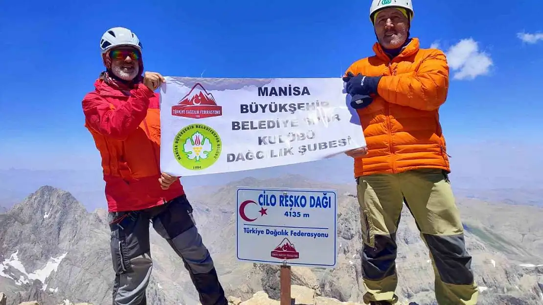 Cilo Reşko Dağı zirve tırmanışı başarı ile tamamlandı