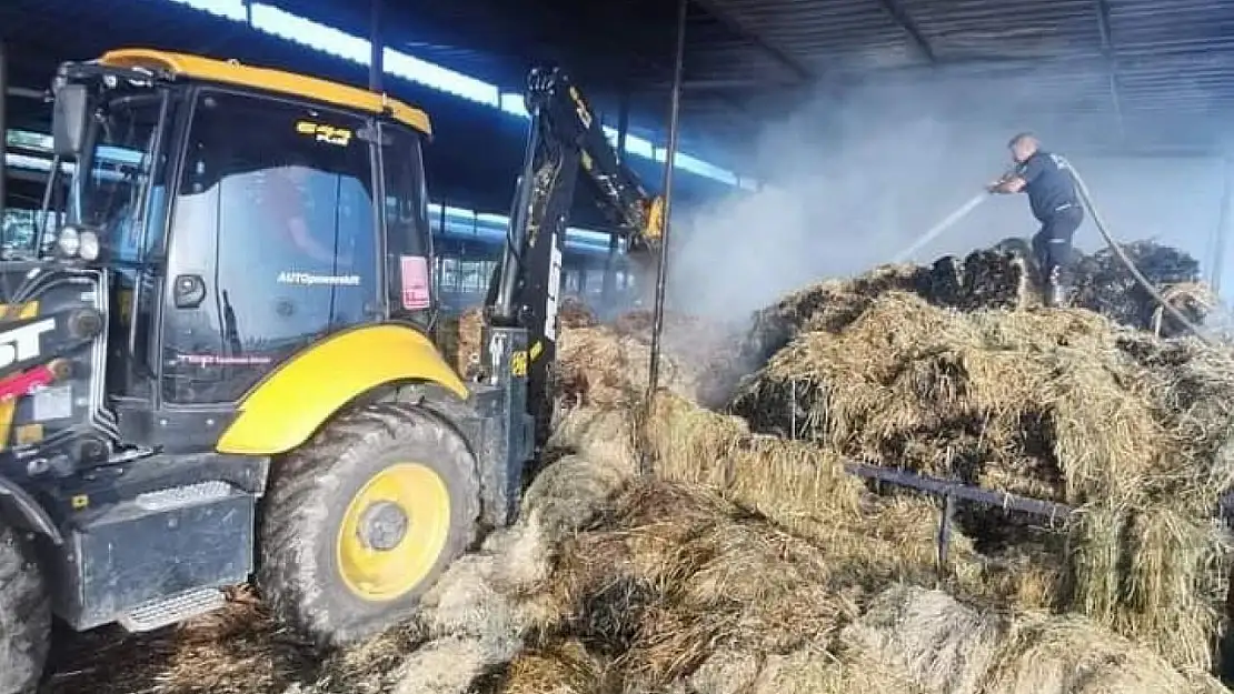 Cincin'de meydana gelen yangında maddi hasar oluştu