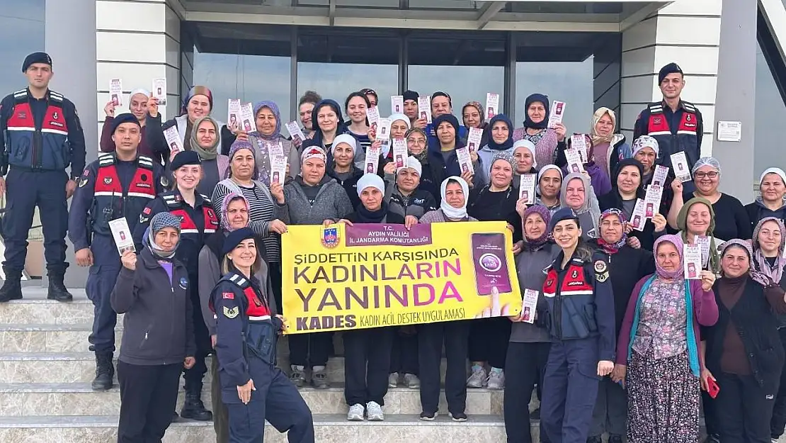 Çine'de 62 kadına KADES eğitimi verildi