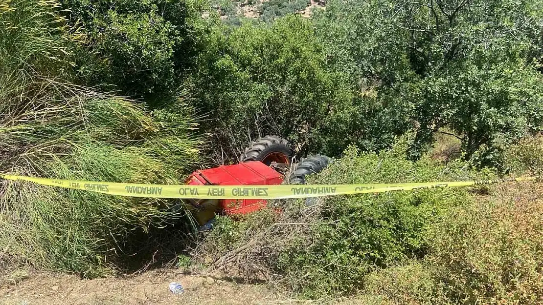 Çine'de traktör kazası: 1 ölü