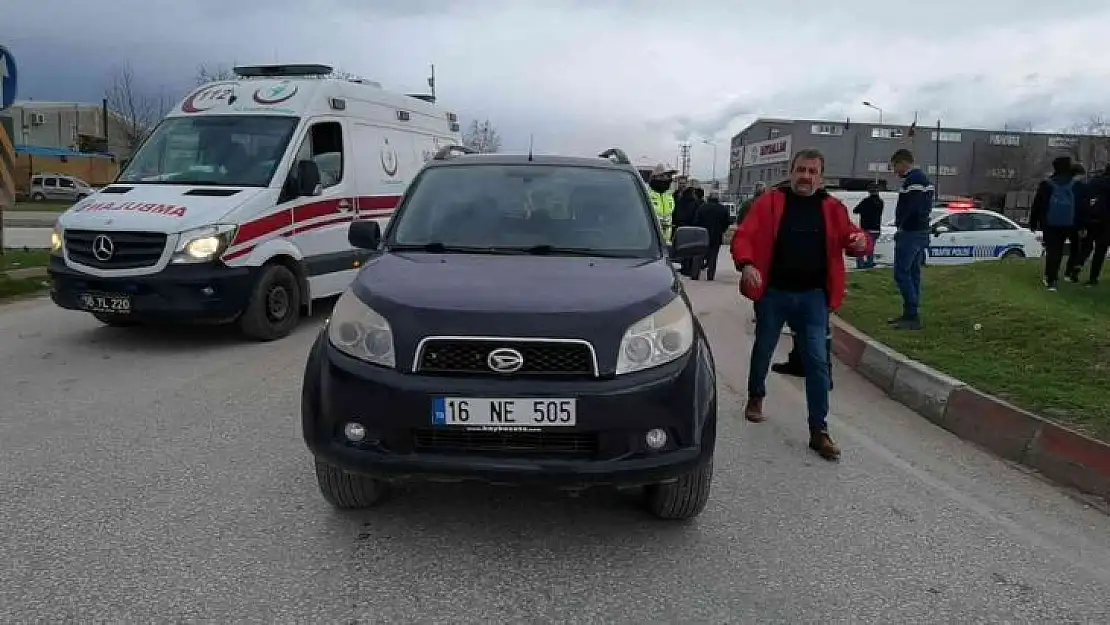 Cip ile çarpışan motosikletin sürücüsü ağır yaralandı,  o anlar kamerada