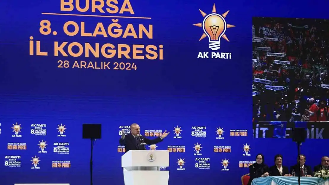 Cumhurbaşkanı Erdoğan, Bursa'ya 785 milyar liralık yatırım yaptıklarını açıkladı