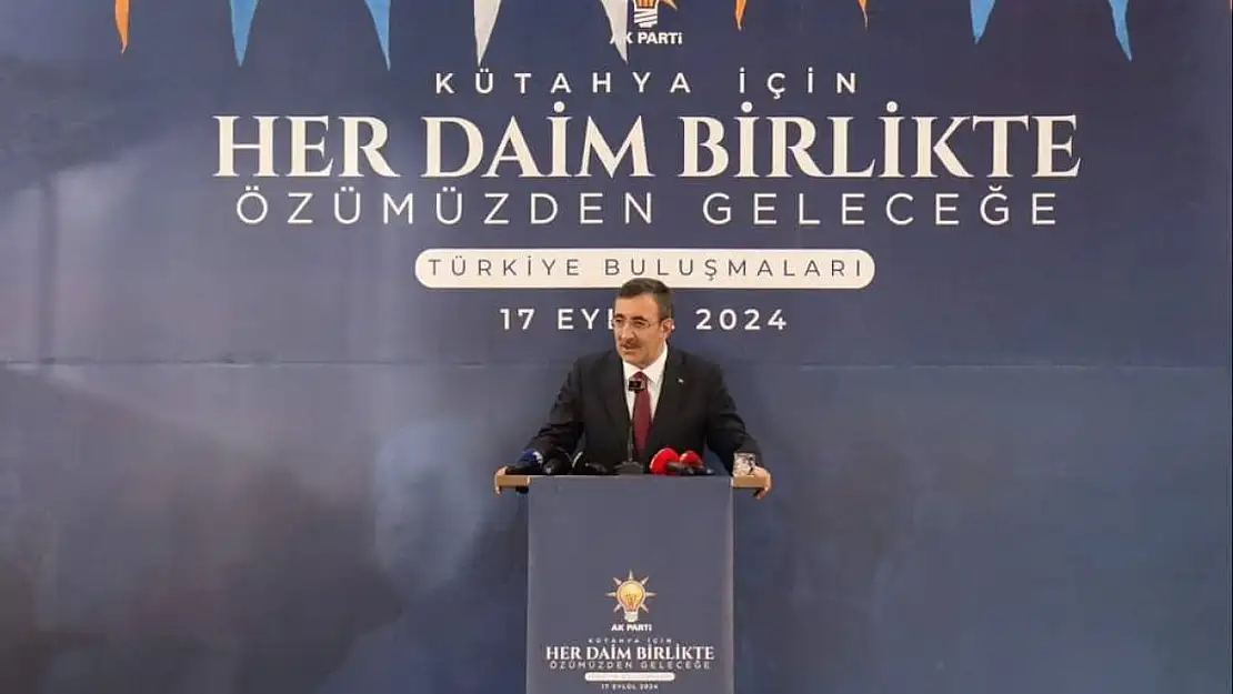 Cumhurbaşkanı Yardımcısı Yılmaz: 'Son 21 yılda Kütahya'ya 101 milyar liranın üzerinde yatırım yaptık'