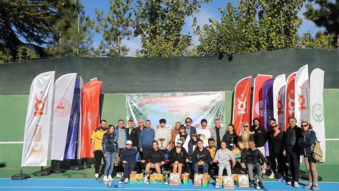 Cumhuriyetin 100. Yılı Büyükler Tenis Turnuvası sona erdi