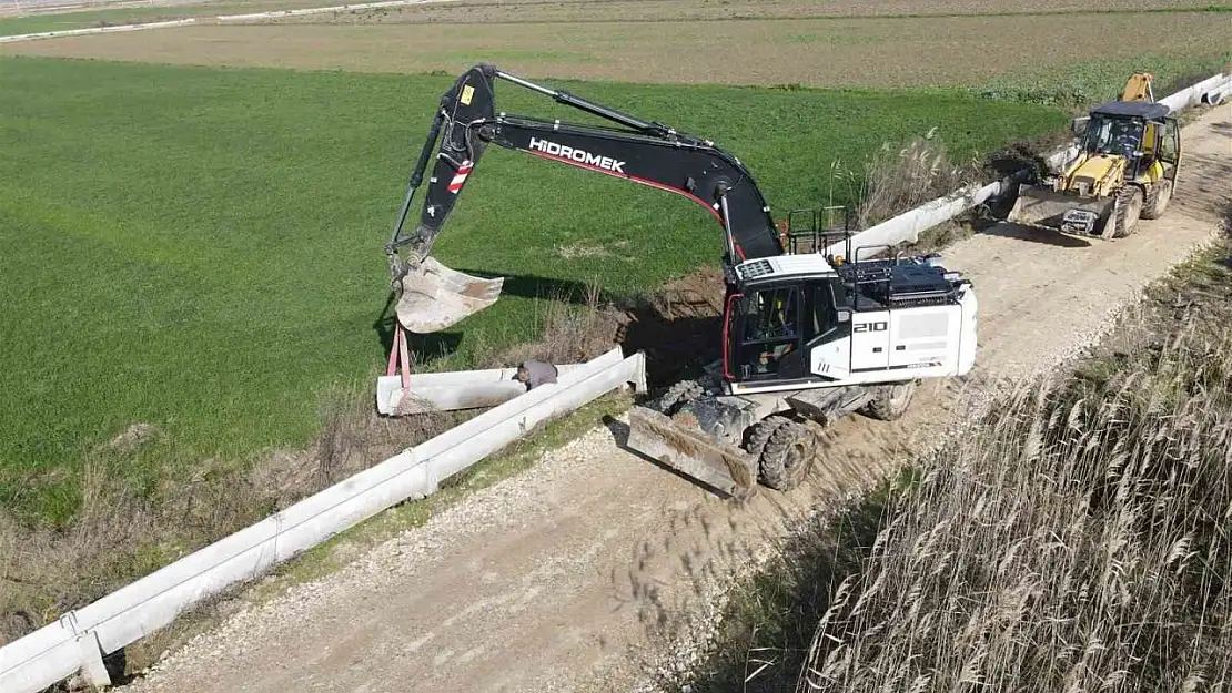 Dalama Sulama Kanalı'nda yüzde 60 fiziki gerçekleşme sağlandı