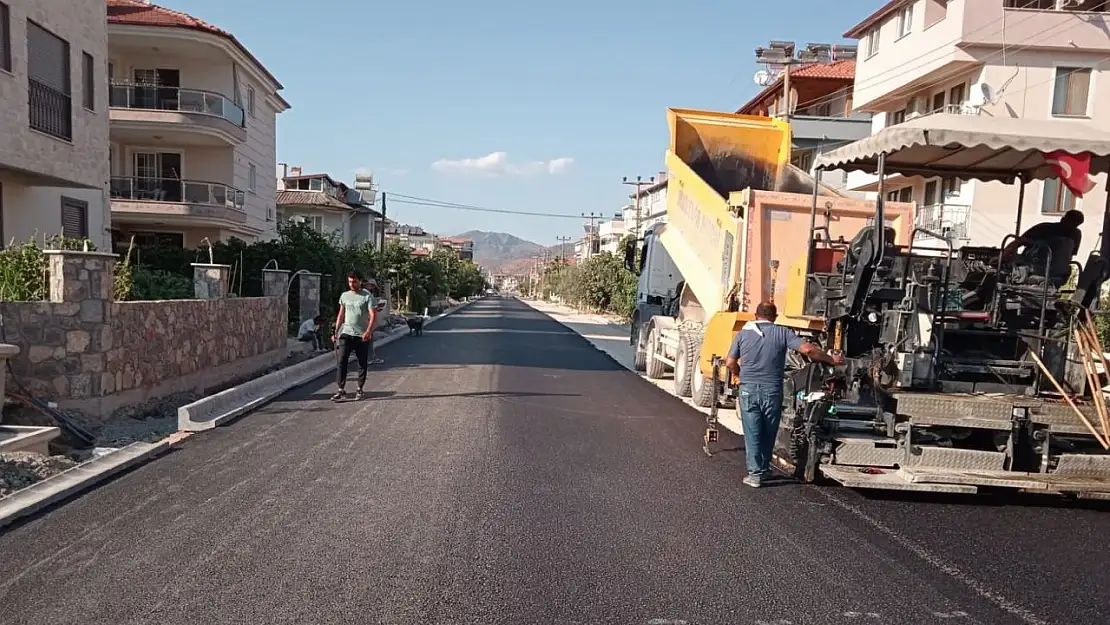 Dalaman alt yapı çalışmalarında sona gelindi