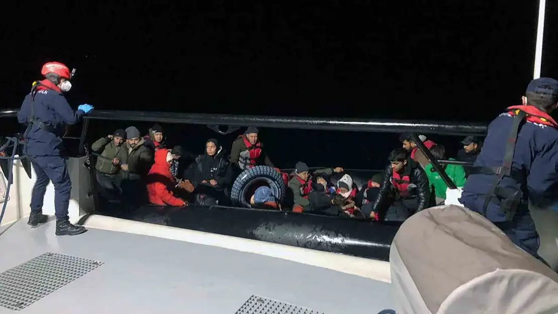 Datça'da 31 düzensiz göçmen yakalandı