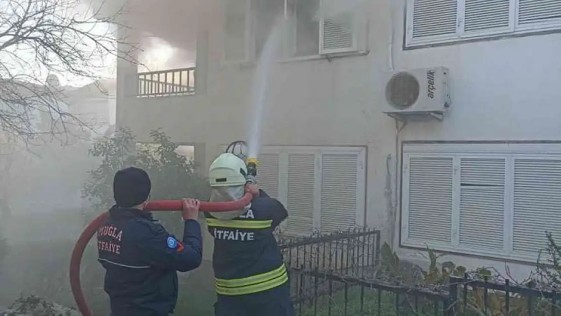 Datça'da ev yangını