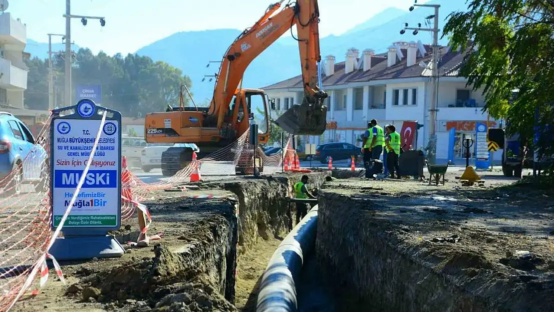 Datça'da su kesintileri sona erdi