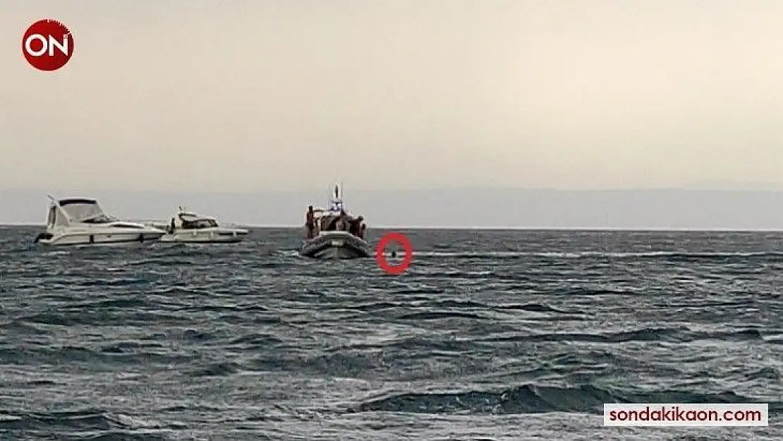Denizde aniden başlayan fırtınada can pazarı