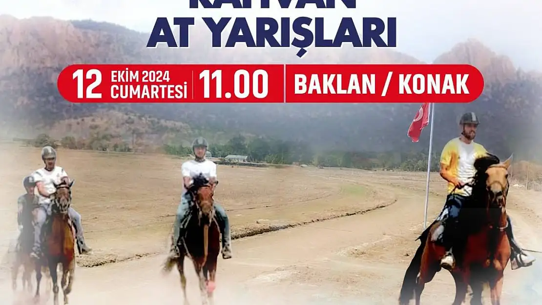 Denizli Büyükşehir ilk kez rahvan at yarışları heyecanını yaşatacak