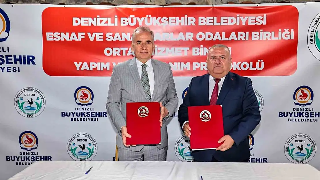 Denizli Büyükşehirden esnaf odalarına dev destek