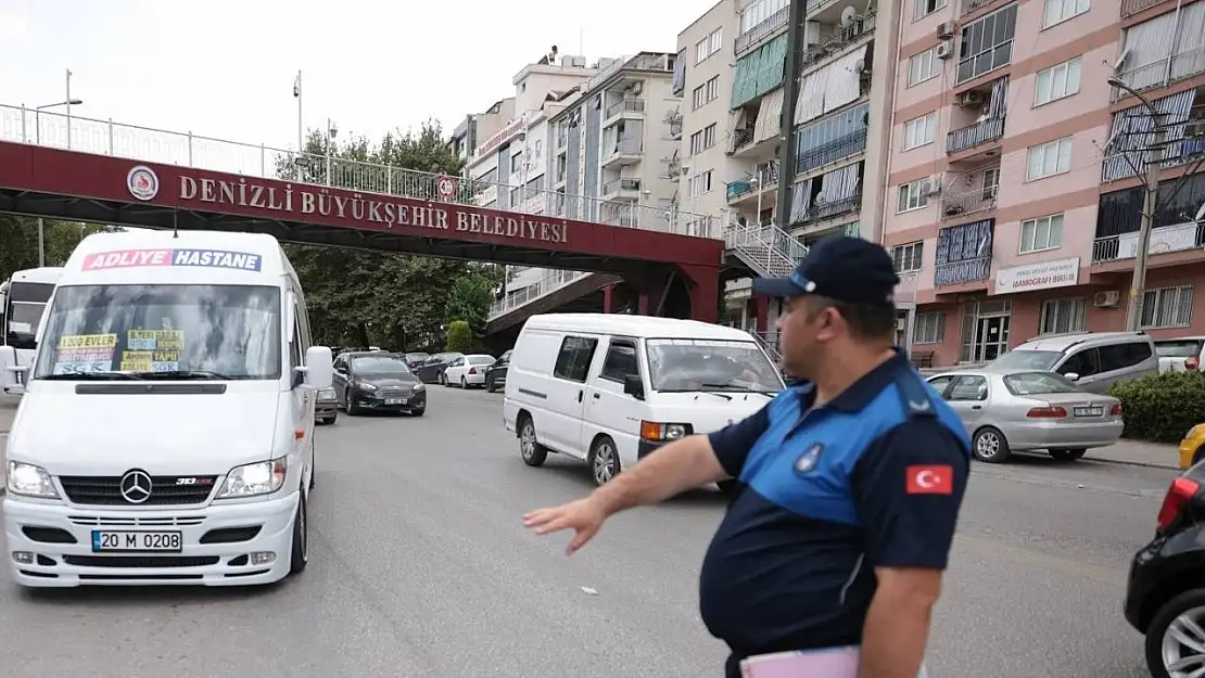 Denizli Büyükşehirden şehir içi minibüs hatlarına sıkı denetim