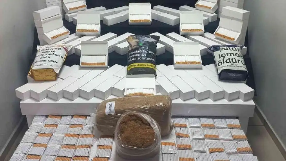 Denizli'de 3 kaçakçı çok sayıda malzemeyle yakalandı