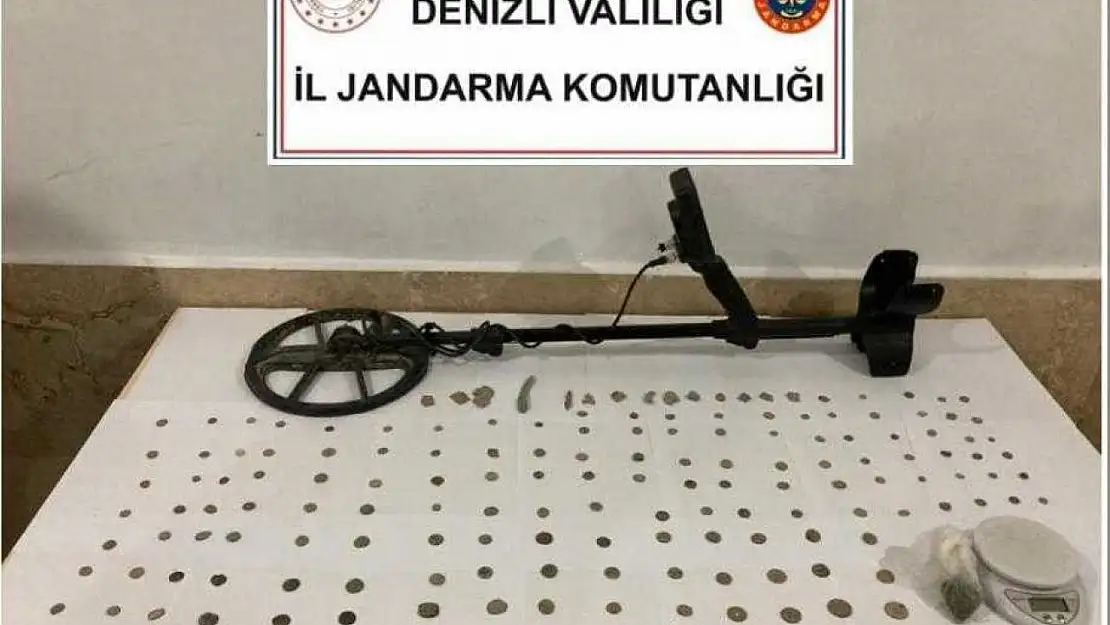 Denizli'de 312 adet tarihi eser ele geçirildi