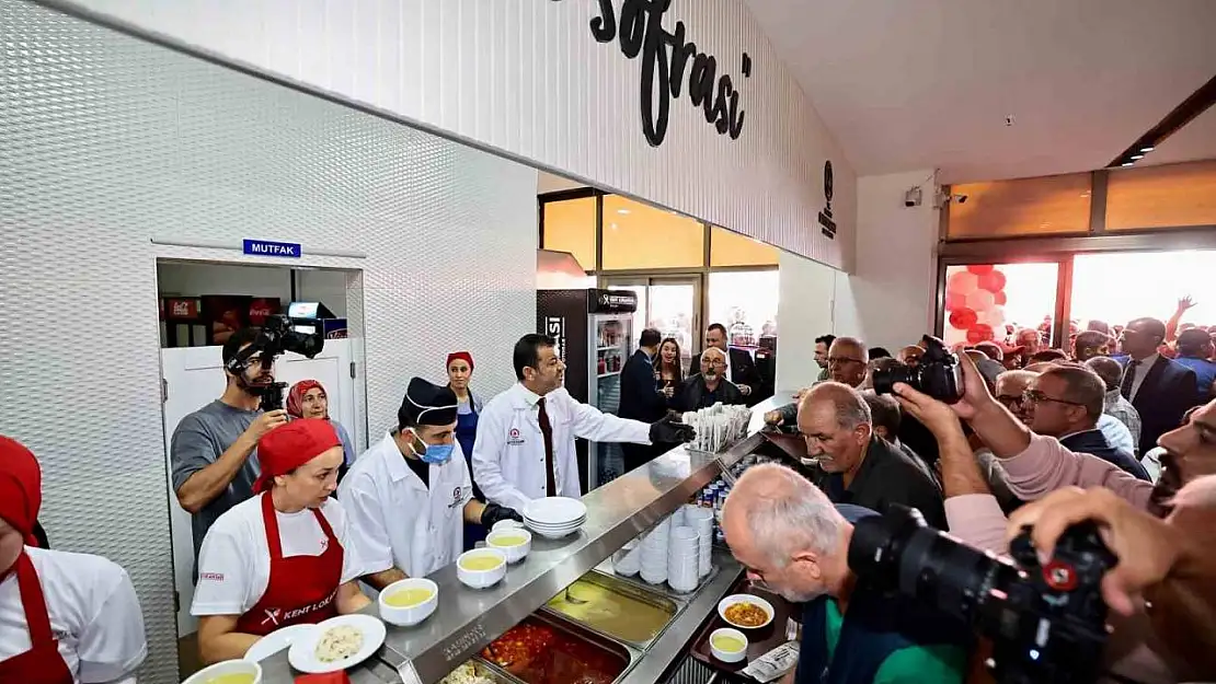 Denizli'de halkın sofrası törenle hizmete açıldı