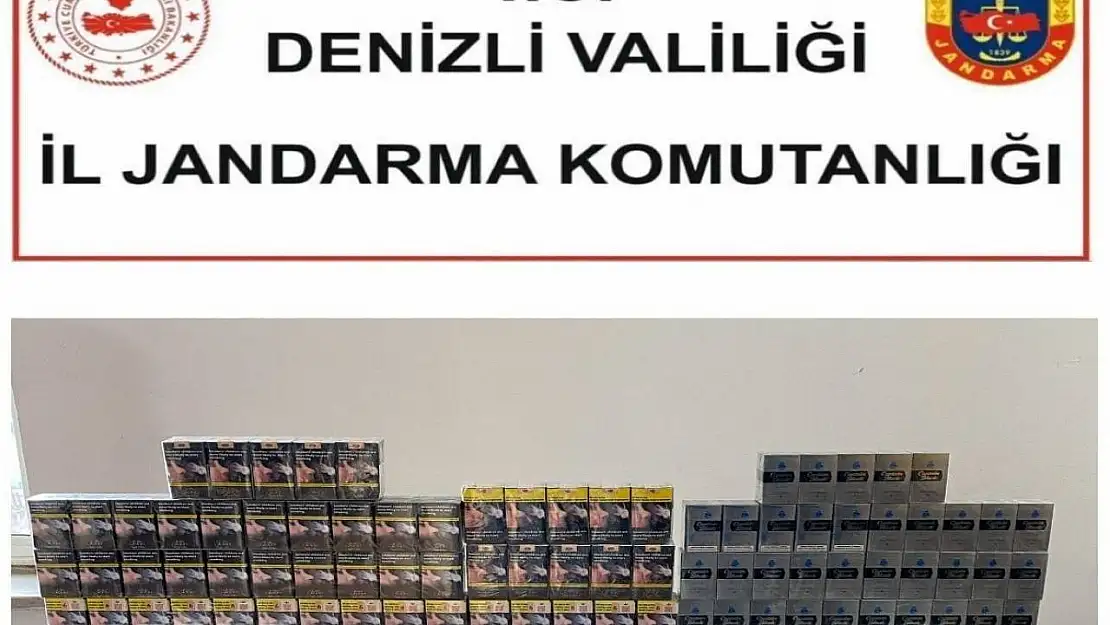 Denizli'de kaçak sigara operasyonu