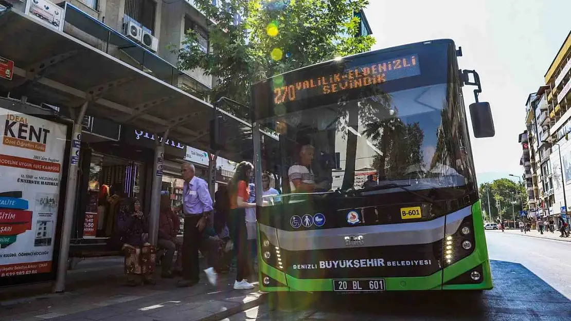 Denizli'de KPSS adaylarına otobüsler ücretsiz