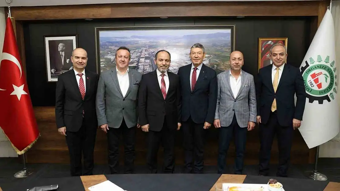 Denizli OSB Başkanı Baltalı, PAÜ Rektörü Güngör'ü ağırladı