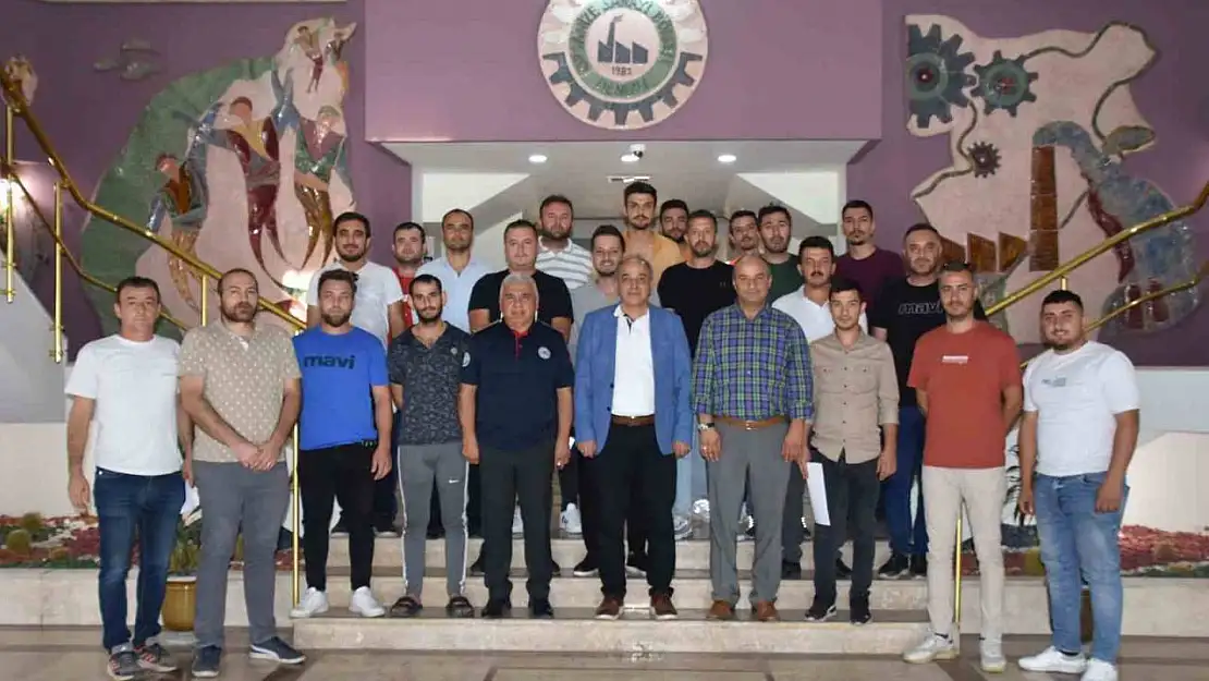 Denizli OSB'de yükselme grubu müsabakaları için kura çekimi yapıldı