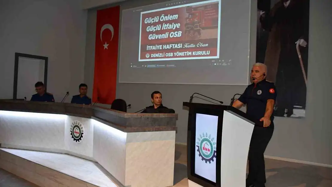 Denizli OSB Müdürü Taş 'İtfaiyecilerimiz toplumun güven kaynağıdır'