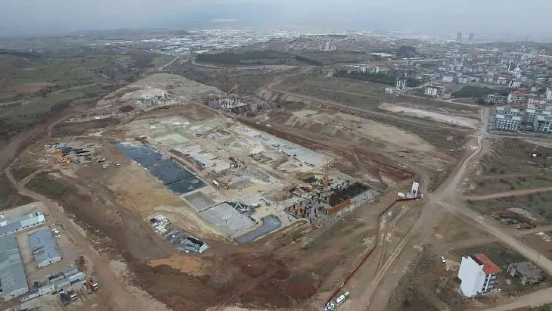 Denizli Şehir Hastanesi inşaatı yükseliyor
