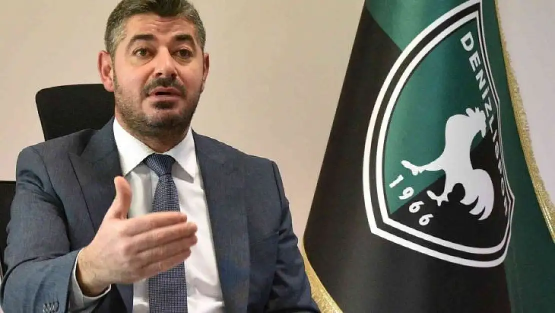 Denizlispor Başkanı Uz'dan taraftarlara çağrı