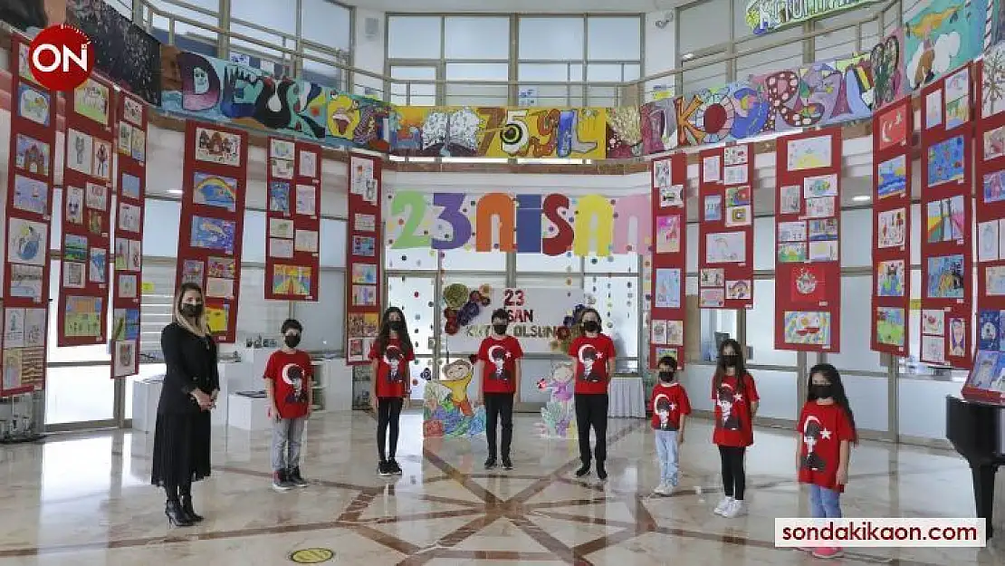 DEÜ'den çevrim içi 23 Nisan töreni