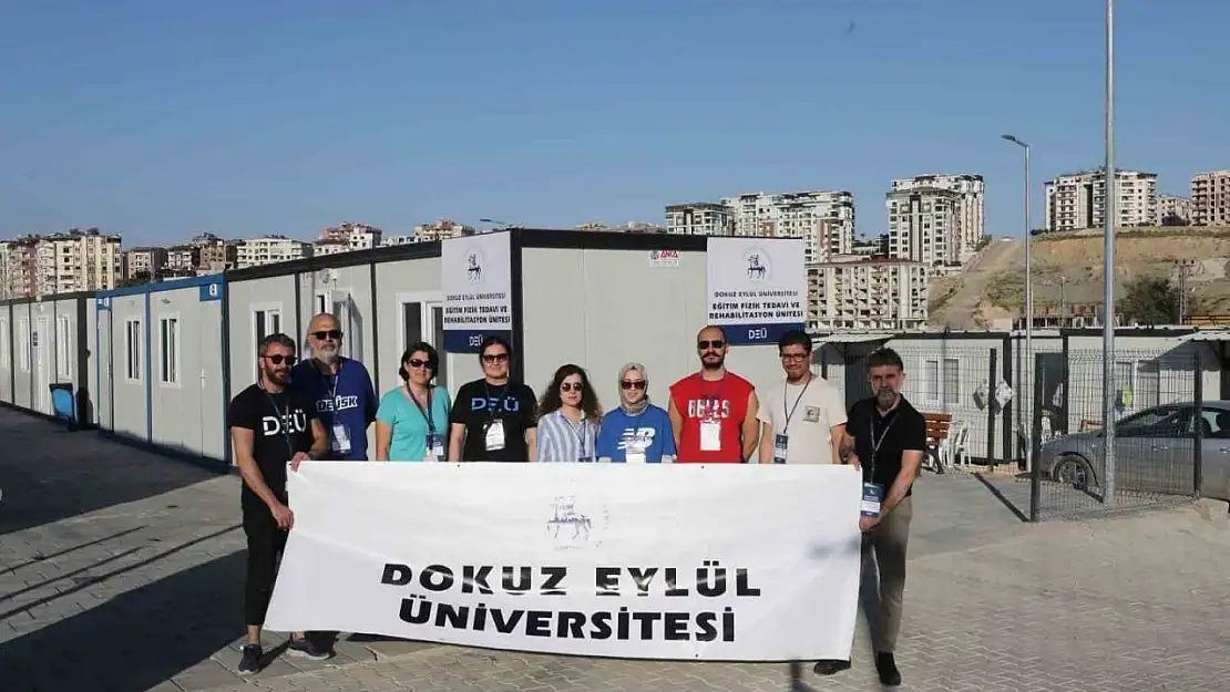 DEÜ'den Hatay'da depremzedelere sağlık taraması